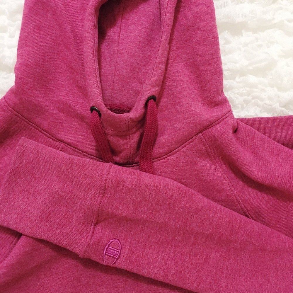 Champion heather pink hoodie